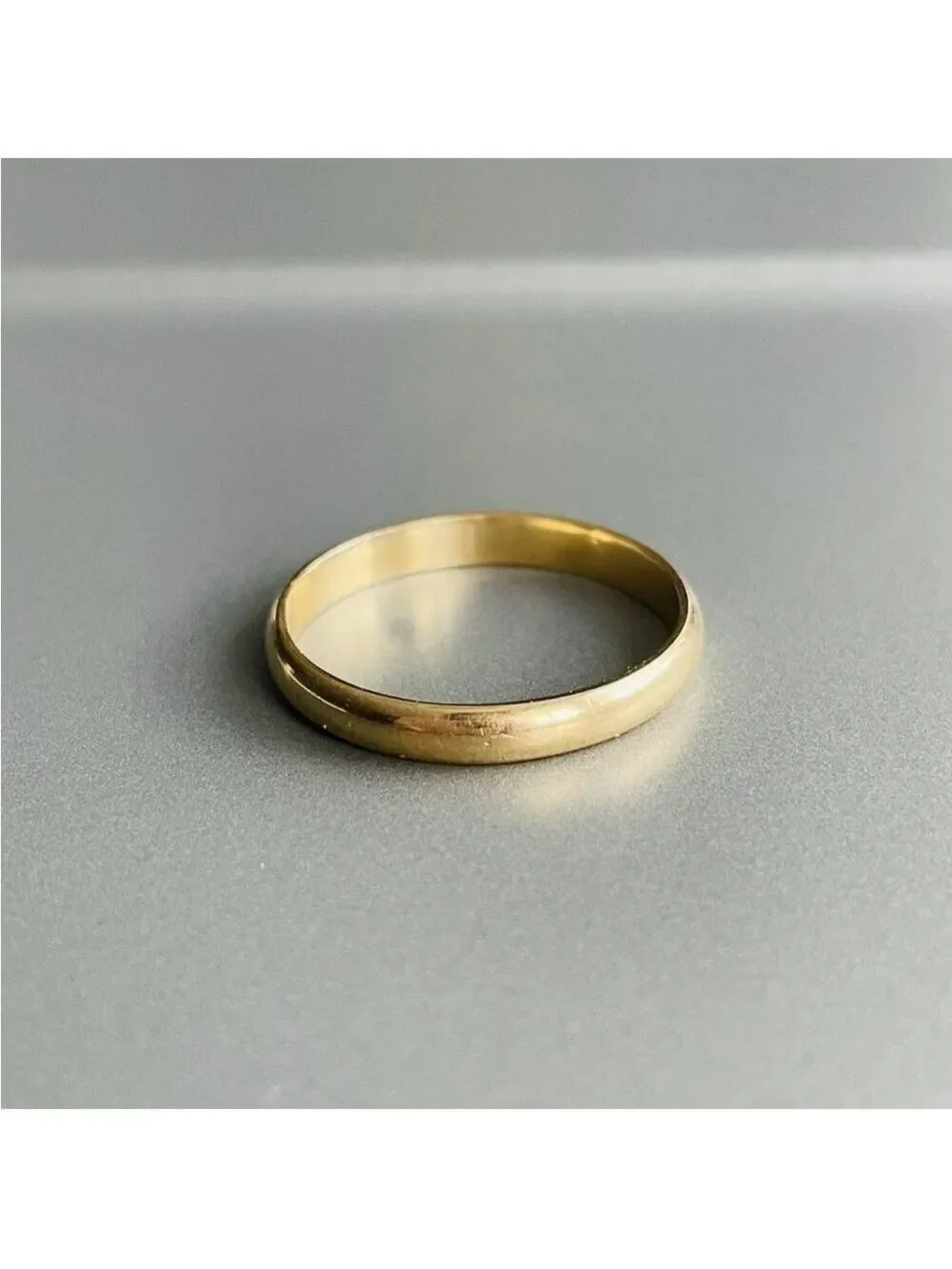 Solid 14k Yellow Gold “Bristol” Stack Ring Band